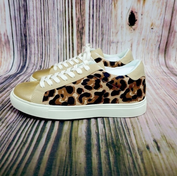 Isaac Mizrahi Colorblock Leopard Fashion Sneakers - Picture 2 of 12